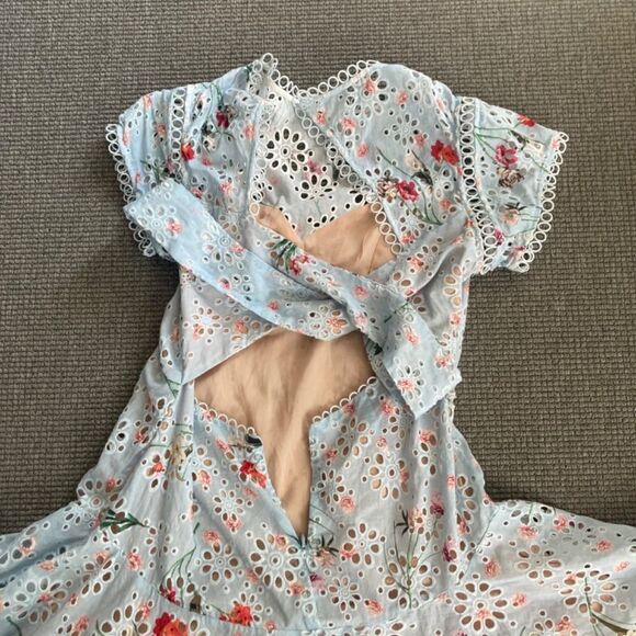 SYDNEY BRODERIE SHORT SLEEVE DRESS NWT - Picture 11 of 14